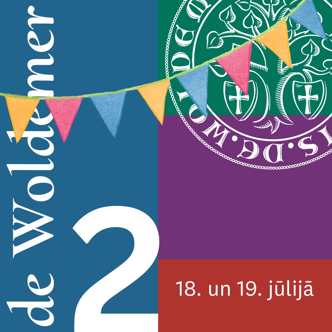 18.-19. jūlijā Valmieras muzeja ekspozīcijai “de Woldemer” atzīmēsim otro jubileju. Šoreiz piedāvātajās aktivitātēs īpaša uzmanība pievērsta tēmai “Garīgā dzīve un pasaules uztvere”. 
Plašāk par šo svētku norisēm: valmierasmuzejs.lv/archives/18522