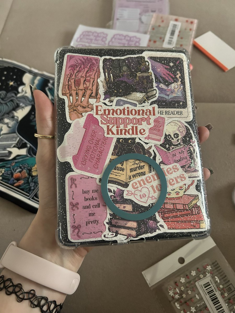 thycross4's tweet photo. all of my shit arrived finally but i am the most excited about the stickers https://t.co/SkXzIKqZLf