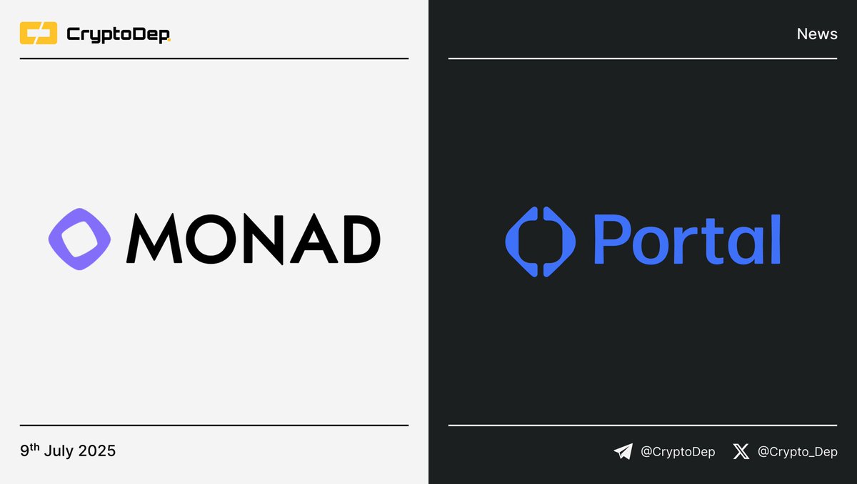 ⚡️ Monad Foundation has acquired @Portal_hq to accelerate payments on  @Monad_xyz As part of the deal, Portal CEO and co-founder @Rajparekh_ will  join the team as Head of Payments and Stablecoins. Portal