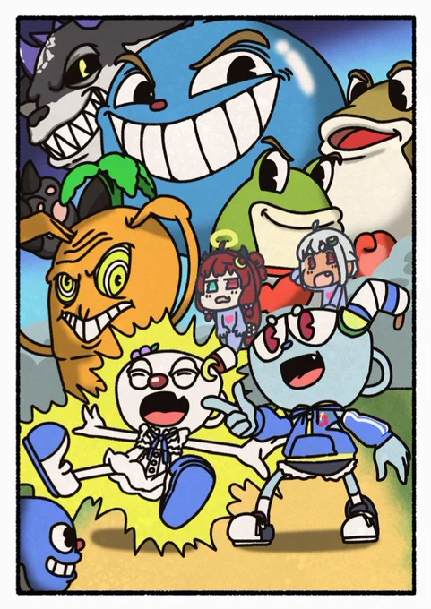 ロアちゃんおいらはねばねば労働してくるねば
今日7月10日納豆の日
来たよ!ロアちゃんも好きなあの納豆の日が!
夏に食べるのにも良いと言われてる納豆!
ロアちゃん今日はどれだけねばねばさせて食べるかな?
好きな納豆買ってねばってこ!

ロアまりんでCupheadした時描いたやつ
 #ロアちゃんへ 