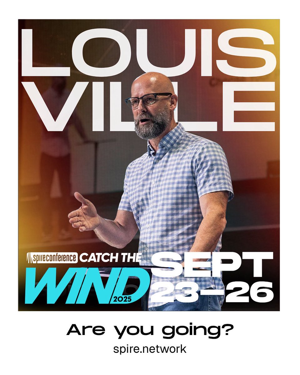 What if revival is waiting on us to prepare the sails? 🌬️

Join #SpireConference 2025 in Louisville (Sept 23-25) as we worship, learn &amp; get ready to catch the wind of the Spirit—together.

👉 Spire.Network/more-info