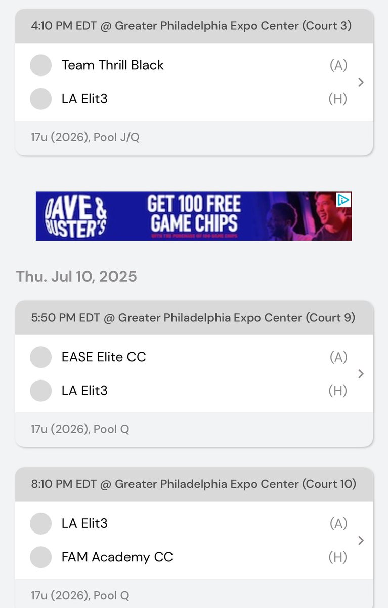 LA ELIT3 (@la_elit3) on Twitter photo 17U George will also be <a href="/madehoops/">MADE Hoops</a> this week and weekend at the Philly Expo Center. First up, a matchup today vs Team Thrill Black at 4:10pm on Court 3 #LAE🏀 17U George will also be <a href="/madehoops/">MADE Hoops</a> this week and weekend at the Philly Expo Center. First up, a matchup today vs Team Thrill Black at 4:10pm on Court 3 #LAE🏀