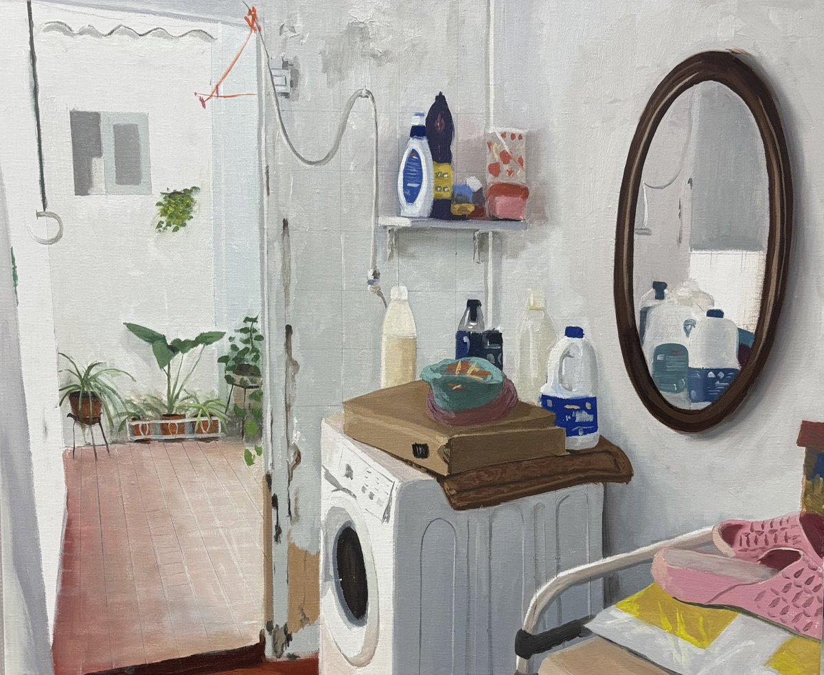 La viña , óleo sobre lino