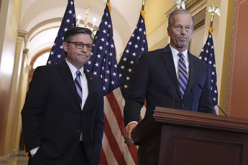 CatDylanNews's tweet image. US Congress is ready to work on Russia sanctions -News max
Senate majority leader Thune said the Senate is working with the White House on legislation to help give President Donald Trump leverage to end Russia's war with Ukraine. Thune said he is expected to have the bill ready…