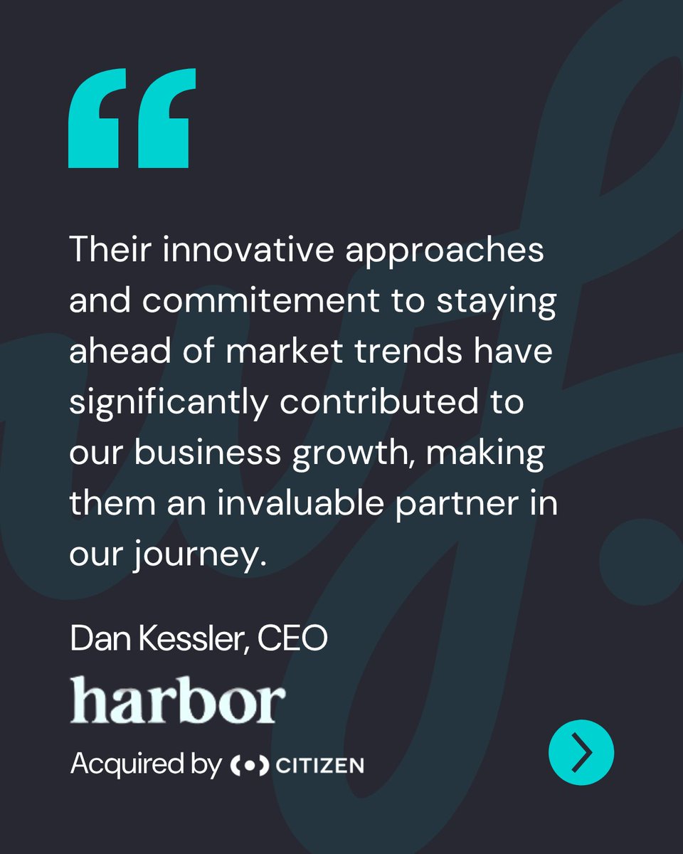 WFdoesgrowth's tweet image. We help ambitious teams unlock growth 🚀
Harbor partnered with Winston Francois to level up:
✔️ Growth strategy
✔️ Lifecycle marketing
✔️ Social media
2 onboarding spots left for July — book a free discovery call: wf.team/4lkT91m