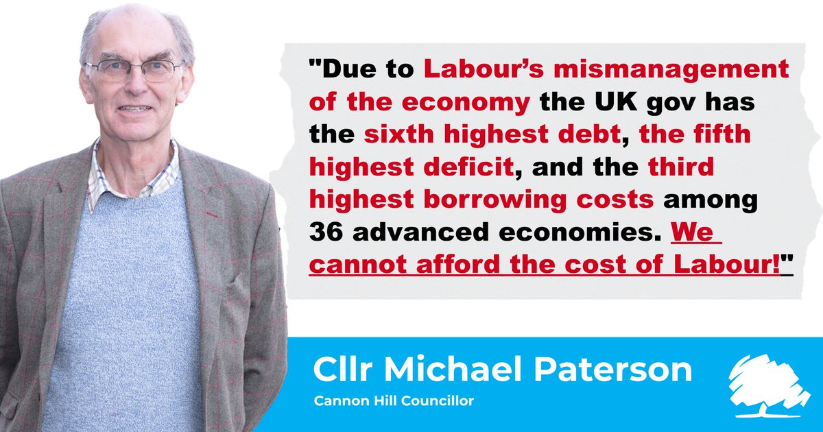 Cllr Michael Paterson highlights the appalling economic record of this Labour government after only 12 months!