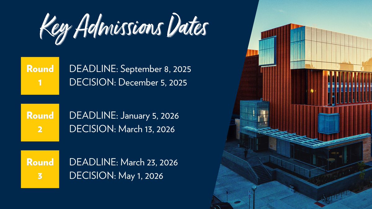 As we gear up to launch our Full-Time MBA application, Director of FTMBA Admissions Andrea McHale shares key dates and new essay prompts for the upcoming admissions cycle.

myumi.ch/pVdjq