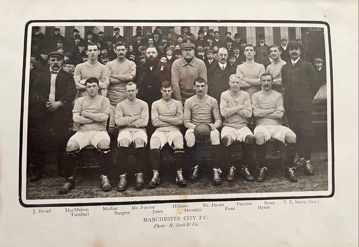 CityOnACard1's tweet image. Manchester City 1904/05, Turbulent times are just around the corner.