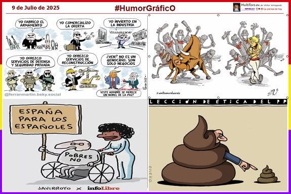 caval100's tweet photo. #HumorGráficO
@ferranmartin @emiliomoralesr8 @EnekoHumor @javirroyo
#9deJulio #PlenoSobreCorrupción #15Mmedidas #DefensaEmpleoPúblico #ReflexionesAteas #porlaRepública #OTANNoBasesFuera #7291Ayuso #TrumpEEUU #IsraelGenocida #NoALaGuerra .
https://t.co/M3IyEjLTtJ https://t.co/77j7O8zmwD