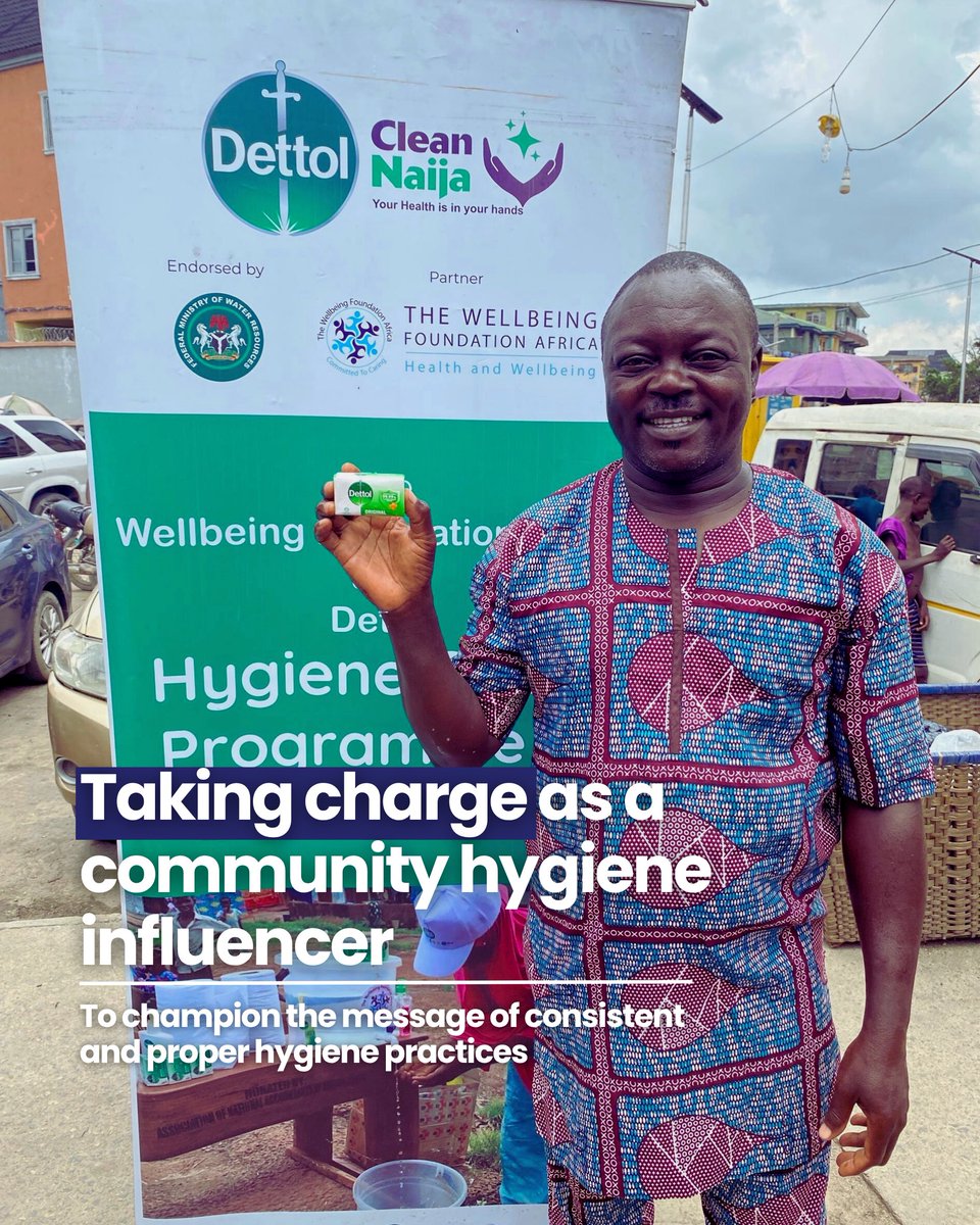 wellbeingafrica's tweet photo. Taking charge as a hygiene influencer begins with embracing hygiene not just as a routine, but as a lifestyle, one that becomes second nature and part of everyday living. through the WBFA - @DettolNigeria Hygiene Quest program, we are fostering a new culture of community-led hygiene advocacy.

Our Nurse Educators are working closely with key individuals in local communities, including traditional leaders, communal chiefs, and respected figures, to champion the message of consistent and proper hygiene practices. These individuals are not only learning but are also becoming hygiene influencers—role models who inspire and guide others in their community by demonstrating the importance of hand hygiene and setting an example for others to follow.

We recognize that sustainable change stems from within, which is why our long-term plan includes actively engaging these local influencers. Their involvement ensures that the knowledge shared during our sessions is not only retained but translated into daily action, driving a ripple effect across their communities.

#Washwednesday #Hygienequest