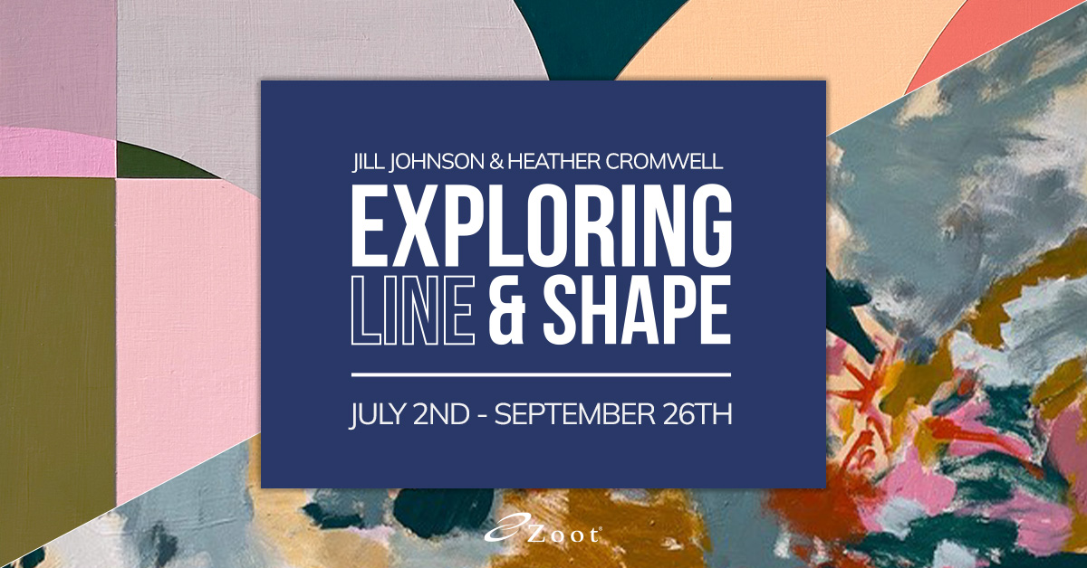 Now on display at the Zoot Art Gallery: Exploring Line &amp; Shape by Jill Johnson and Heather Cromwell. Don't miss the exhibit's public opening reception on Thursday, July 24 from 5-7 p.m. at Zoot Enterprises.
na2.hubs.ly/y0rvrL0