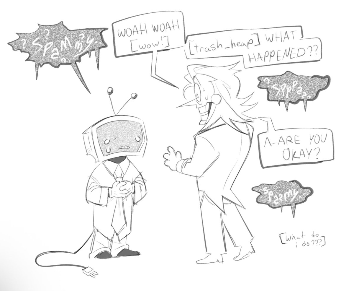 Phony_BaBoney's tweet image. SHAKING YOU AROUND BY THE SHOULDERS #deltarune #spamtenna