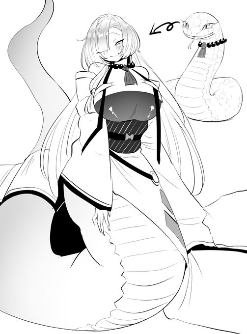 蛇型と半人型🐍 