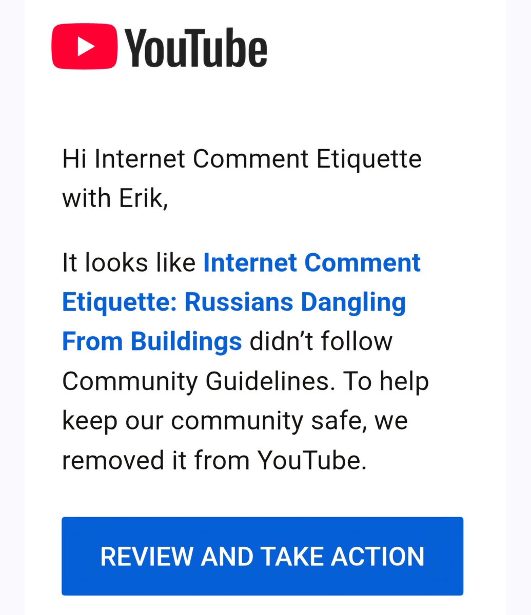 commentiquette's tweet image. One of my best lessons has been removed for showing a video that&apos;s still up on youtube. Appeal rejected, AI responses, same old song and dance.