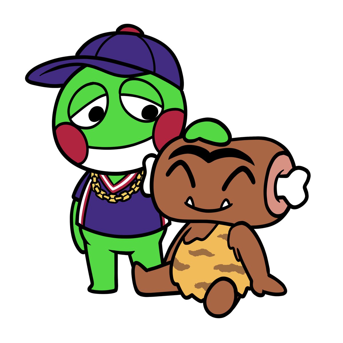 p_fritzart's tweet image. #coquinuts #meatpaint

Quick doodle of their little guys.
