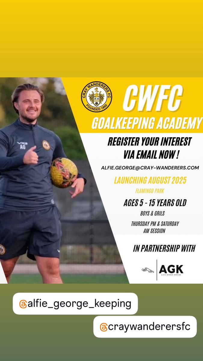 For anyone aspiring to be a gk or extra coaching jump on this <a href="/AlfieGKeeping/">AGK</a> #development