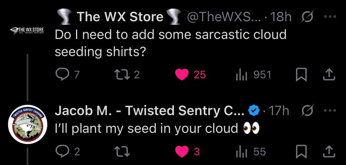 freakychasers's tweet photo. Seed.
#wxtwitter #stormchasersbeingfreaky
(Submitted by @crackerjacksnr ) https://t.co/KfMgryTsWT