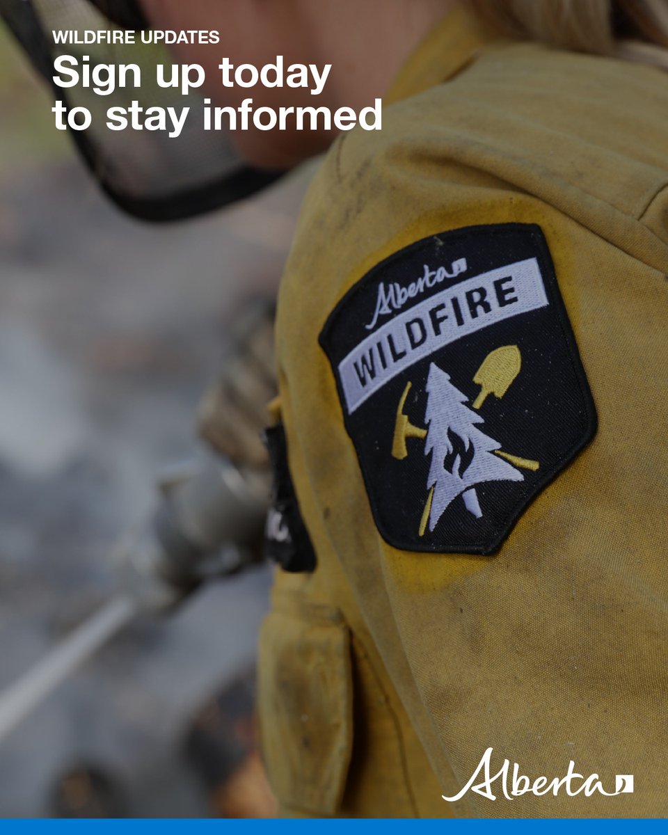Stay informed during wildfire season by subscribing to updates from your local forest area. These updates come directly from your wildfire information officer and provide reliable, timely information about wildfires near your community. Subscribe here: alberta.ca/wildfire-statu…