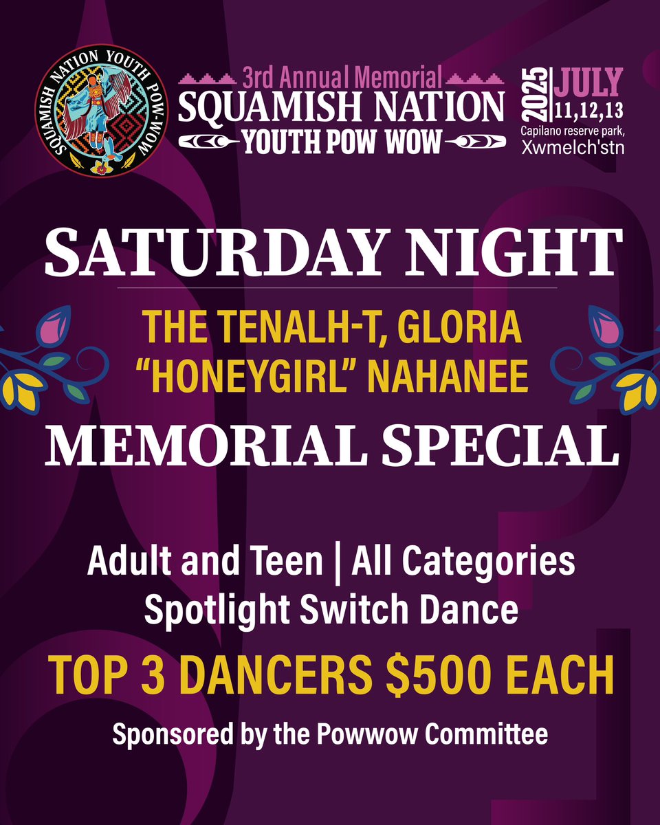 Squamish Nation Youth Powwow (@SquNtnYthPowwow) / Posts / X