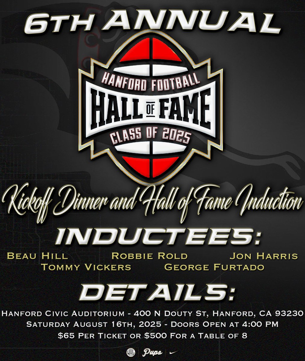 Hanford High Bullpup Football (@footballhanford) on Twitter photo 6๐ฉ๐ ๐ผ๐ฃ๐ฃ๐ช๐๐ก ๐๐๐๐ -๐ค๐๐ ๐ฟ๐๐ฃ๐ฃ๐๐ง ๐๐ฃ๐ ๐๐๐ก๐ก ๐ค๐ ๐๐๐ข๐ ๐๐ฃ๐๐ช๐๐ฉ๐๐ค๐ฃ ๐๐๐๐๐ฉ โผ๏ธ
Come join us for a fun and inspirational evening as we celebrate our โ25 inductees, whose legendary will to WIN electrified the Neighbor Bowl.
#DoYourJob๐งฐ | #PupSzn๐พ 6๐ฉ๐ ๐ผ๐ฃ๐ฃ๐ช๐๐ก ๐๐๐๐ -๐ค๐๐ ๐ฟ๐๐ฃ๐ฃ๐๐ง ๐๐ฃ๐ ๐๐๐ก๐ก ๐ค๐ ๐๐๐ข๐ ๐๐ฃ๐๐ช๐๐ฉ๐๐ค๐ฃ ๐๐๐๐๐ฉ โผ๏ธ
Come join us for a fun and inspirational evening as we celebrate our โ25 inductees, whose legendary will to WIN electrified the Neighbor Bowl.
#DoYourJob๐งฐ | #PupSzn๐พ