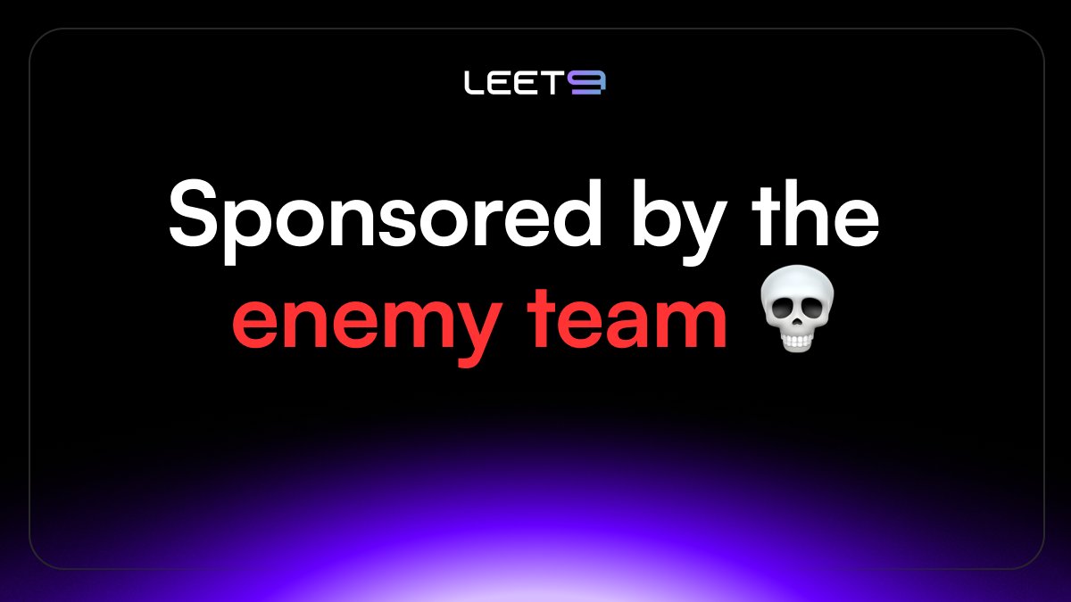 TeamLeet9's tweet image. Today I’m aiming like I’m sponsored by the enemy team. Again.
At least Leet9 didn’t drop my points for that 💀