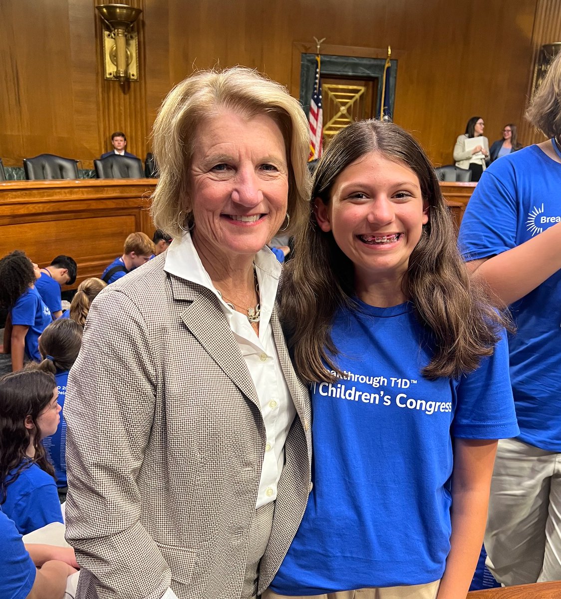 Shelley Moore Capito (@sencapito) on Twitter photo It was wonderful to meet with Khloe today during a committee hearing in <a href="/AppropsGOP/">Senate GOP Appropriations Committee</a>.
She’s been a powerful advocate with <a href="/BreakthroughT1D/">Breakthrough T1D</a> raising over $10,000 through her team, Khloe’s Krusaders.
I loved also hearing her favorite motto that she shares as a T1D advocate: “A It was wonderful to meet with Khloe today during a committee hearing in <a href="/AppropsGOP/">Senate GOP Appropriations Committee</a>.
She’s been a powerful advocate with <a href="/BreakthroughT1D/">Breakthrough T1D</a> raising over $10,000 through her team, Khloe’s Krusaders.
I loved also hearing her favorite motto that she shares as a T1D advocate: “A