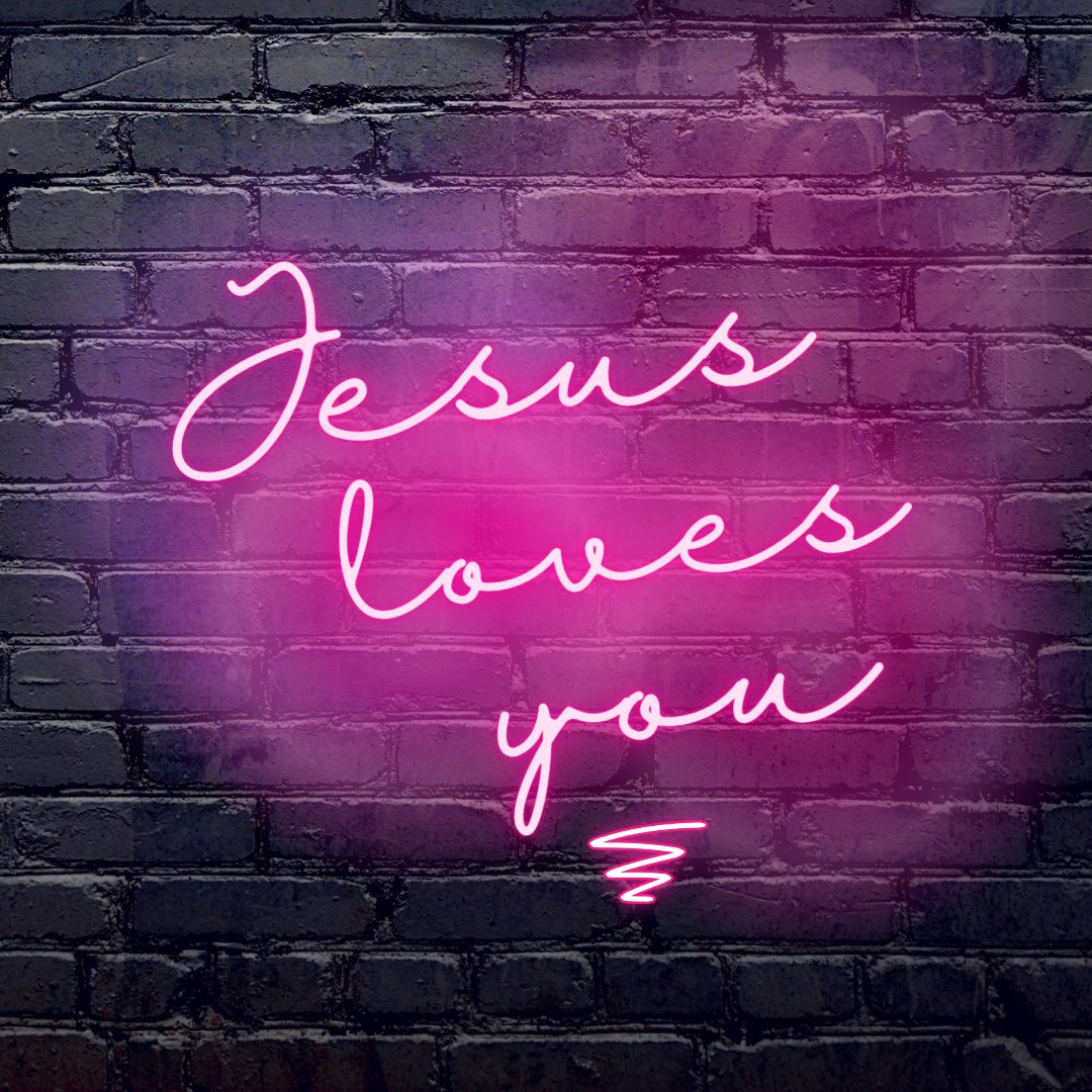 Jesus loves you.
I love you.
The end.

#jesuslovesyou #WednesdayMotivation