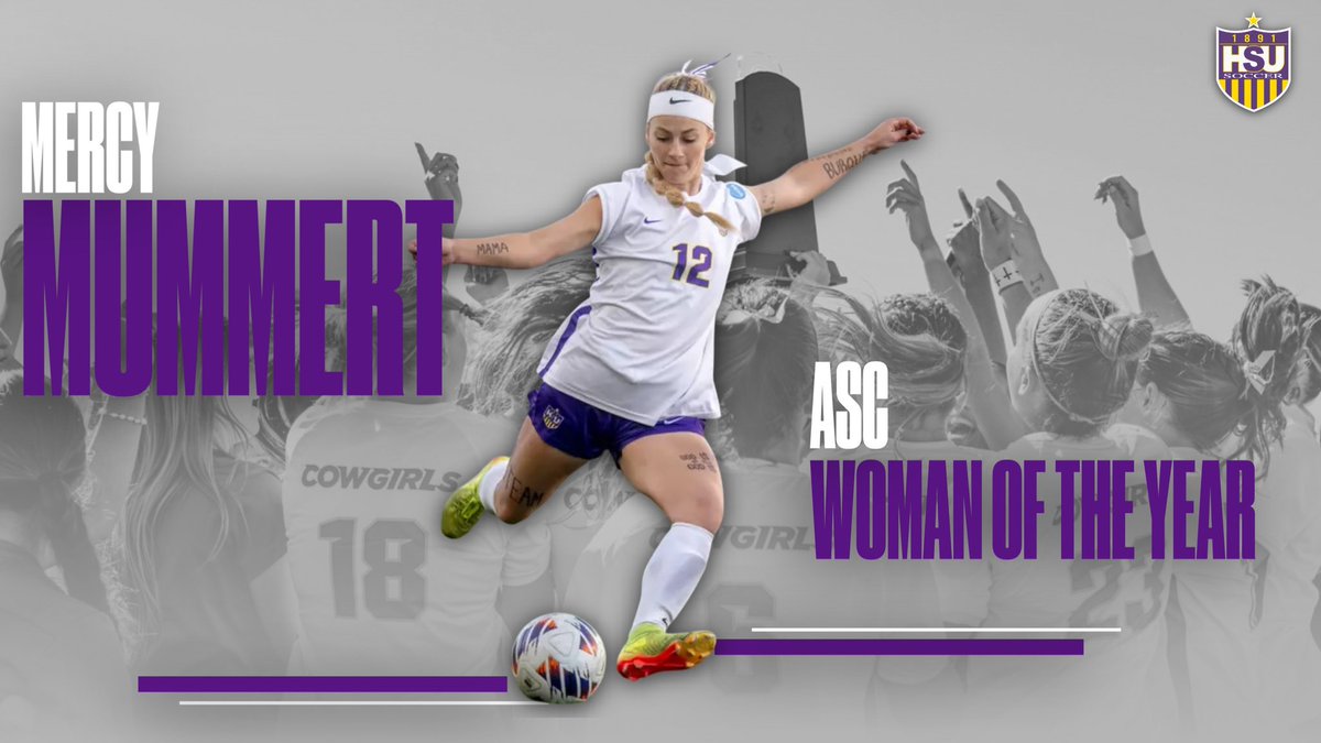 Congratulations to our fifth year Cowgirl, Mercy Mummert, on being named ASC Woman of the Year! She’s a third year captain, stand out player, and active in community service. We’re so proud to have her in our program!! 

#ChristCenteredChampions | #GoCowgirls