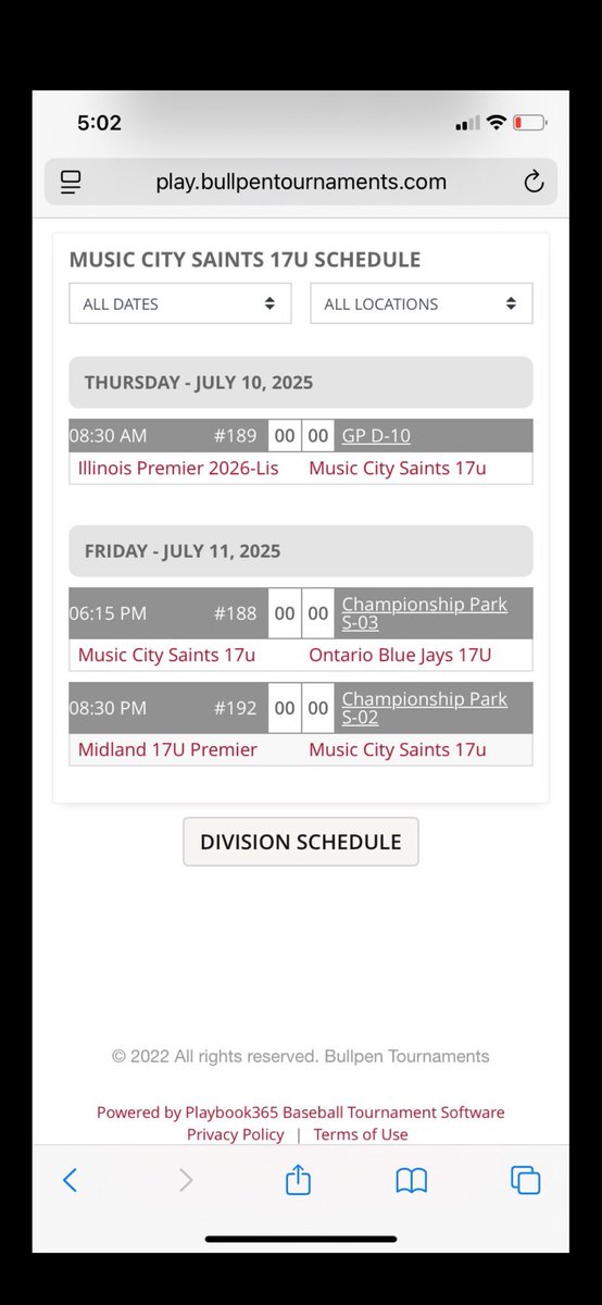 Here is my schedule at Grand park ABC this week. <a href="/MCSaints2/">MCSaints</a>