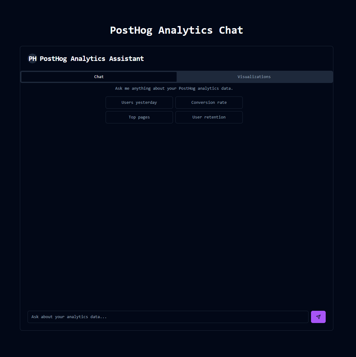 anshulcreates's tweet image. Now I want to build the Cursor/ChatGPT for Posthog.
But I have no clue how to start.
So here's a few mockups that I had AI come up with: Landing pages, UI flows, etc.
First demo up (hopefully) tomorrow!