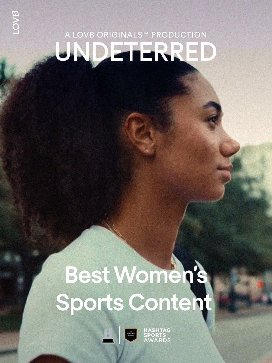 leagueonevb's tweet image. Incredibly honored to have been named the winner of two @HashtagSports Awards, Best Women’s Sports Content for our LOVB Originals Undeterred series and League of the Year (Under 30)🎉
Not only are we honored to share the stories of the incredible women who play for LOVB, but we…