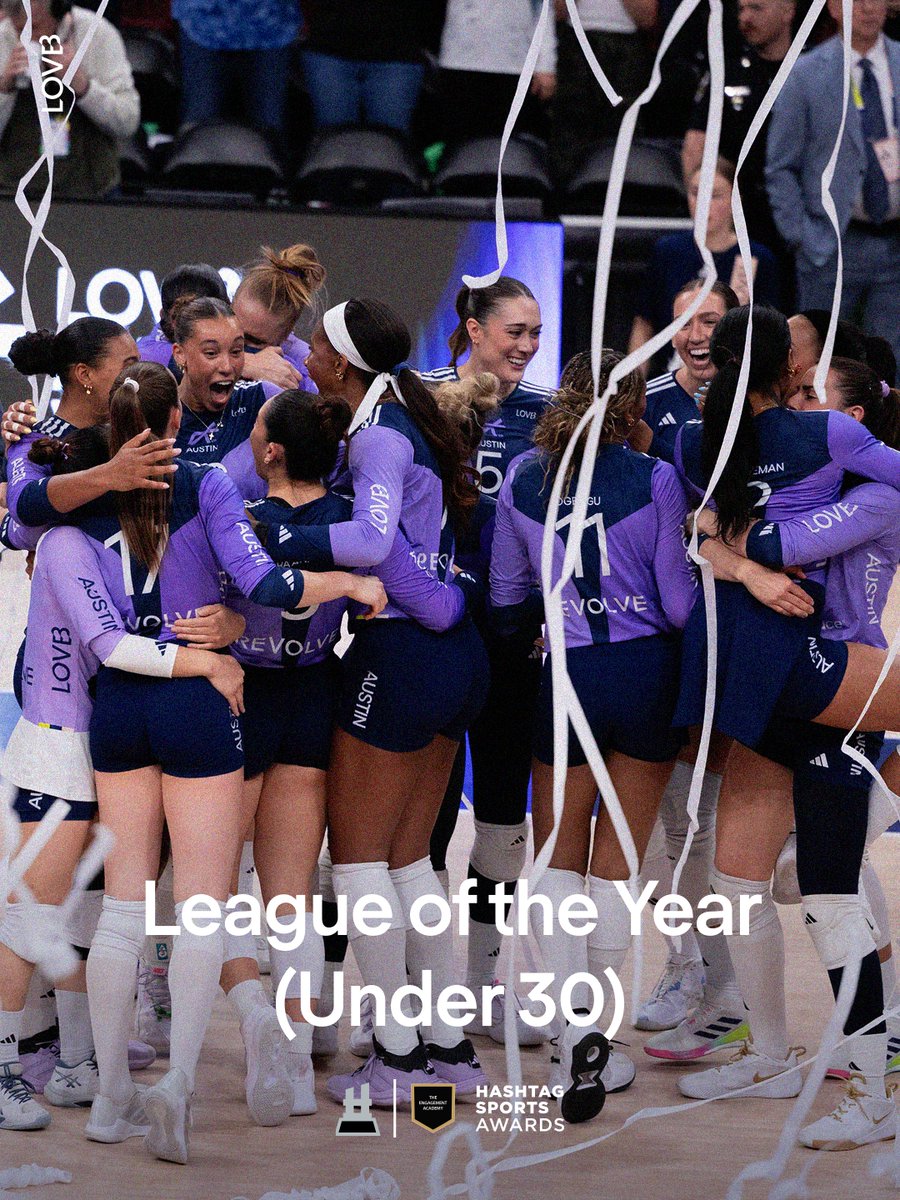 leagueonevb's tweet image. Incredibly honored to have been named the winner of two @HashtagSports Awards, Best Women’s Sports Content for our LOVB Originals Undeterred series and League of the Year (Under 30)🎉
Not only are we honored to share the stories of the incredible women who play for LOVB, but we…