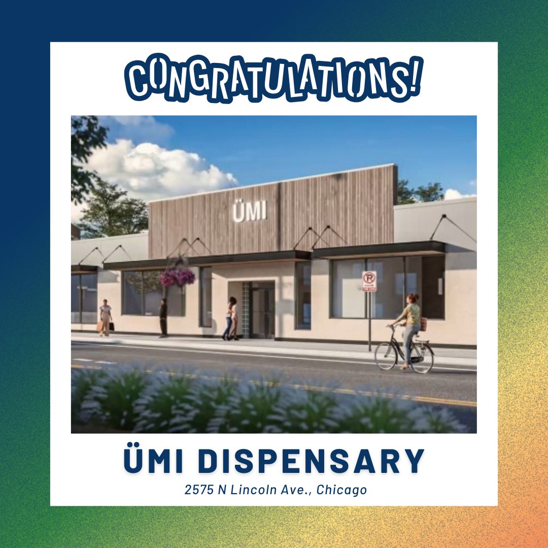 CannabizIL's tweet photo. 🎉 Congrats to ÜMI Dispensary and Co-Founder Akele Parnell on last weekend's grand opening of their first Illinois dispensary in Chicago!

👉🏾 Learn more about ÜMI's journey and Akele’s experience as a social equity cannabis entrepreneur via @TheTRiiBE: https://t.co/hGaNLxnepk https://t.co/kLwCbR3MuG