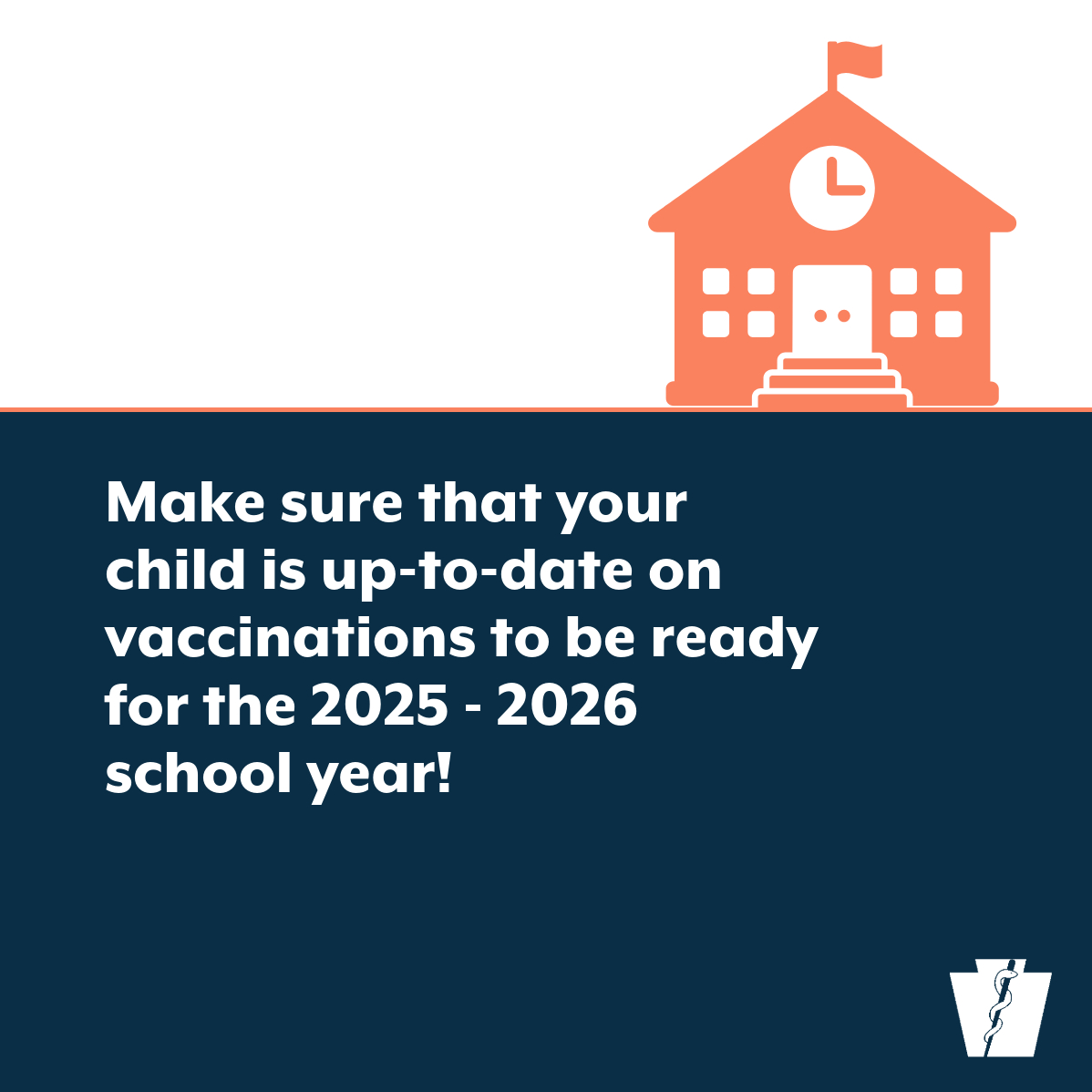 PAHealthDept's tweet image. The school year is right around the corner! 🍎🚌 See which immunizations your child needs to be ready to start the school year! → bit.ly/2LPQoVr