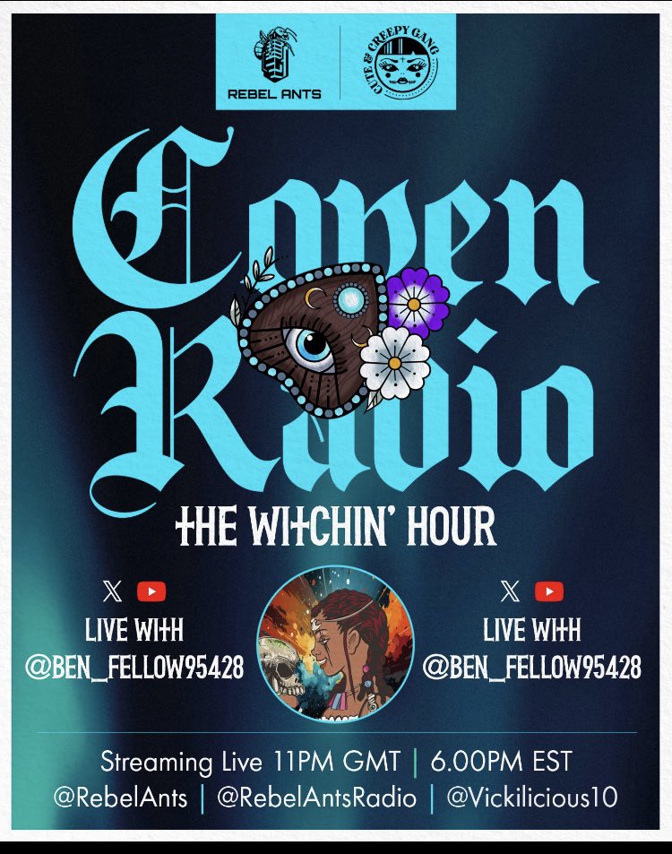 ben_fellow95428's tweet image. 💀🤘
Yo! #MetalWarrior brothers and sisters! Just a reminder that at 3pm PST (for fellow Cali warriors!) I’ll be joining the talented @Vickilicious10 and @D_1stknight live on X & YouTube to chat art and Metal Warrior and NFT’s.
@MetalWarriorOF
#NFTCommunity #NFTartists