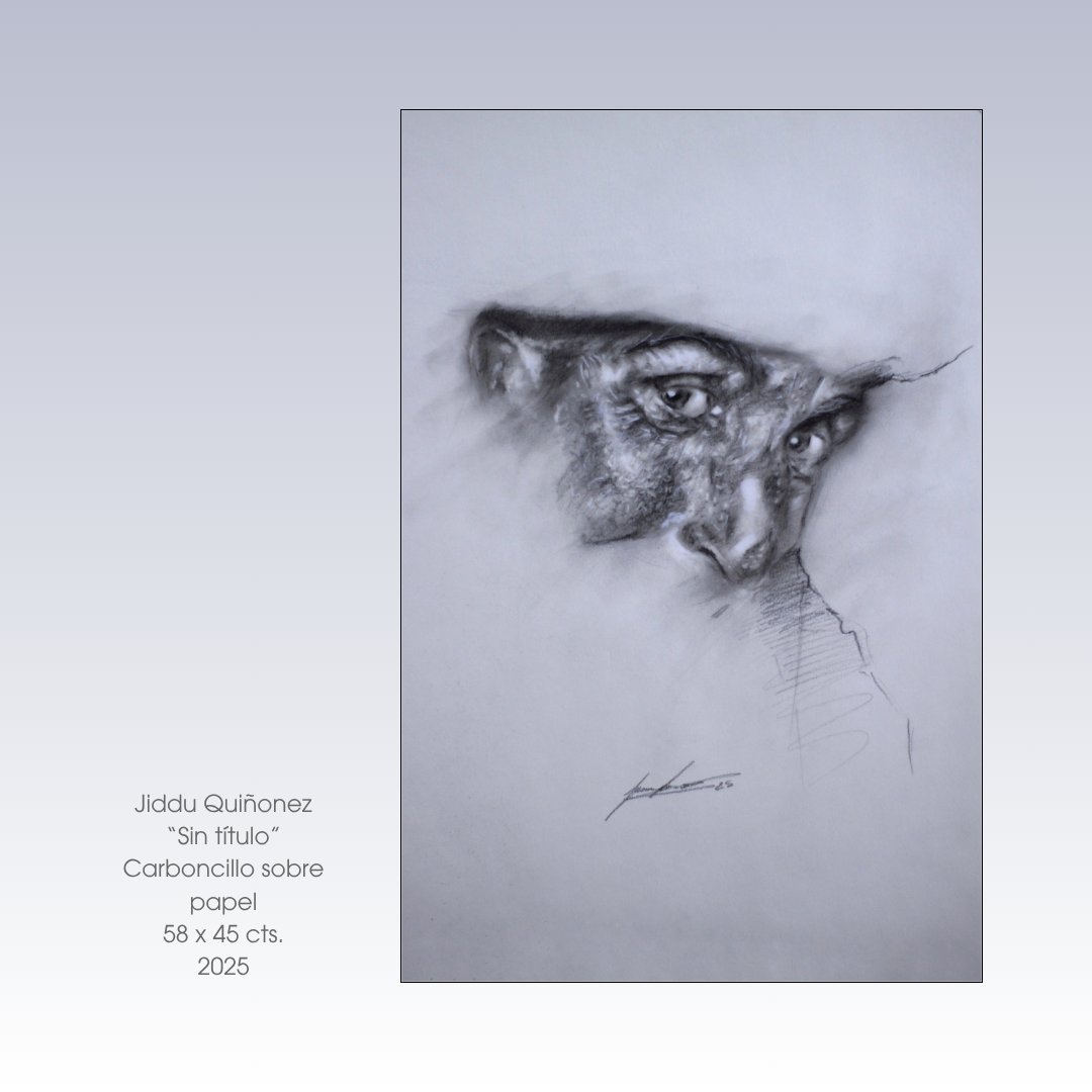 ElAttico's tweet photo. Jiddu Quiñonez
“Sin título”
Carboncillo sobre papel
58 x 45 cts.
2025
#galeriaelattico #jiddu_quinonez #guillermomonsanto #carboncillo #dibujo #lhescobar60 #drawing #realismo #artecontemporaneo #arte #juanrosales5602 https://t.co/EsSuarxdqA