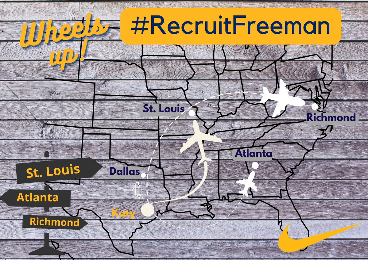 Good luck and safe travels to all our Golden Eagles taking flight this weekend at their AAU events!  Show them WHY!! #RecruitFreeman