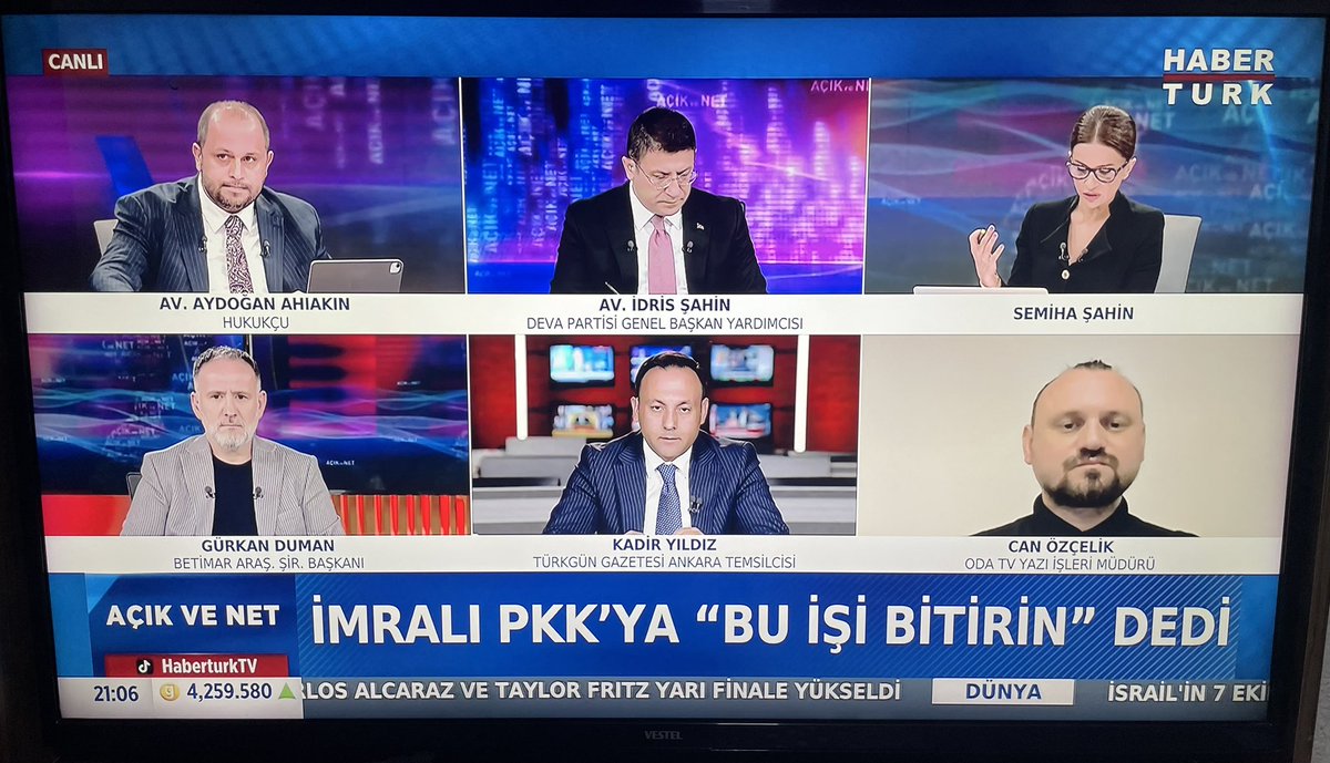 Mustafa Akkuş (@mustafakkuss04) on Twitter photo Genel Başkan Yardımcımız Sn. İdris Şahin Habertürk Tv’de Semiha Şahin’in sunduğu Açık ve Net programında gündemi değerlendirmektedir.
Bekleriz 🙋🏻♂️
<a href="/avidrissahin/">Av. İdris Şahin</a> Genel Başkan Yardımcımız Sn. İdris Şahin Habertürk Tv’de Semiha Şahin’in sunduğu Açık ve Net programında gündemi değerlendirmektedir.
Bekleriz 🙋🏻♂️
<a href="/avidrissahin/">Av. İdris Şahin</a>