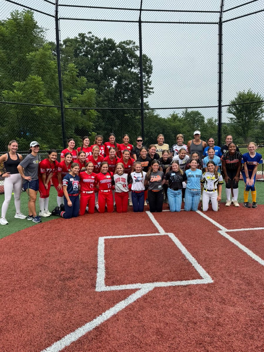 Thank you <a href="/ginafuchs/">Gina Fuchs</a>, <a href="/KaitlynM_21/">Kaitlyn Morrison</a>, <a href="/ABaggetta/">Adrianna Baggetta</a>, and <a href="/mysha_sataraka/">Mysha Sataraka</a> for hosting such great camps over the past two days. I got a lot of great feedback and learned some tips on how to improve my offense and defense.

<a href="/teampafastpitch/">Team Pennsylvania Fastpitch</a> <a href="/TeamPAMadison/">Team Pennsylvania Madison</a> <a href="/PennStateSB/">Penn State Softball</a> <a href="/CsideSports/">Cside Sports</a>