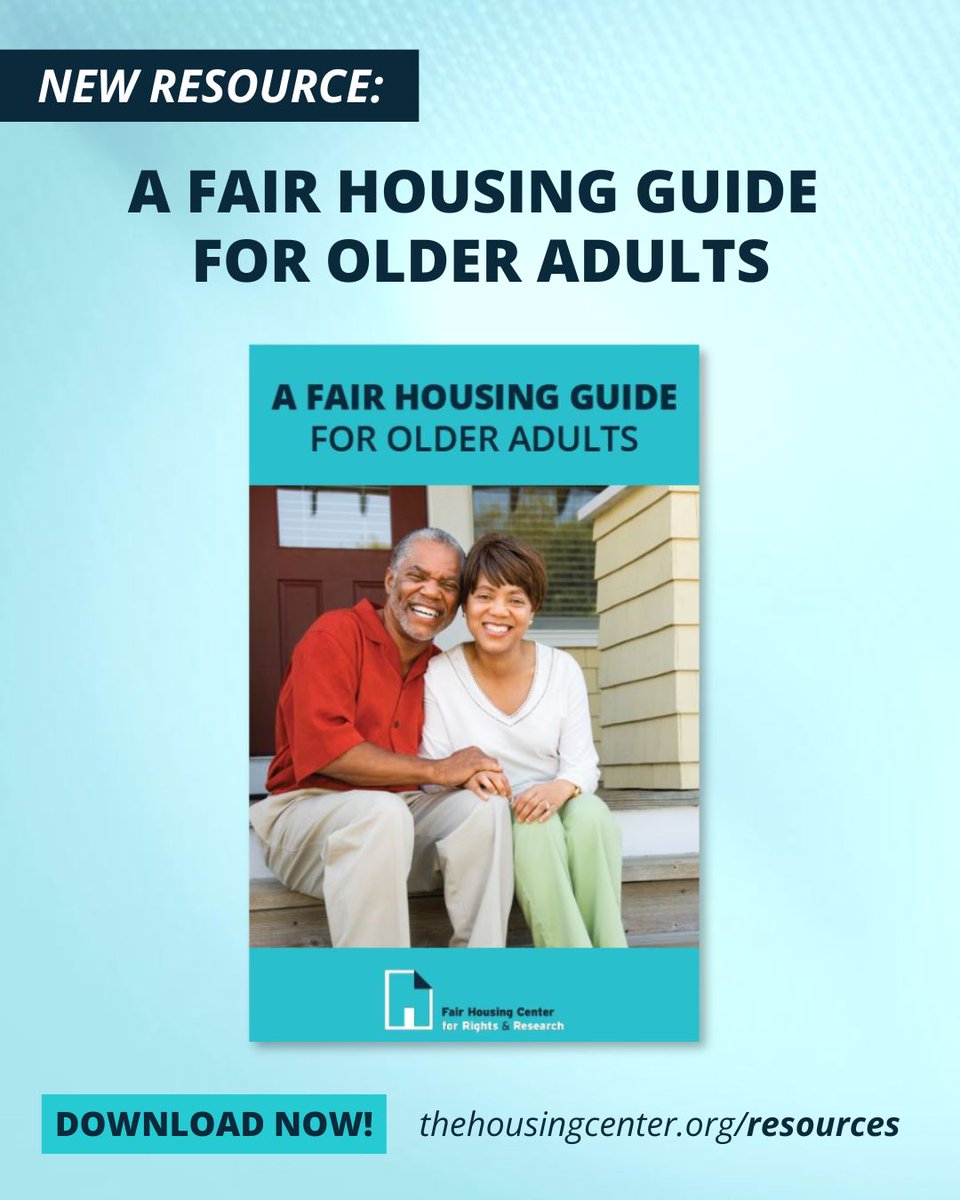housingcenter's tweet image. From how fair housing can support aging in place to what accessibility features are required for new construction, A Fair Housing Guide for Older Adults tells you everything you need to know about your fair housing rights. tinyurl.com/mted27pk