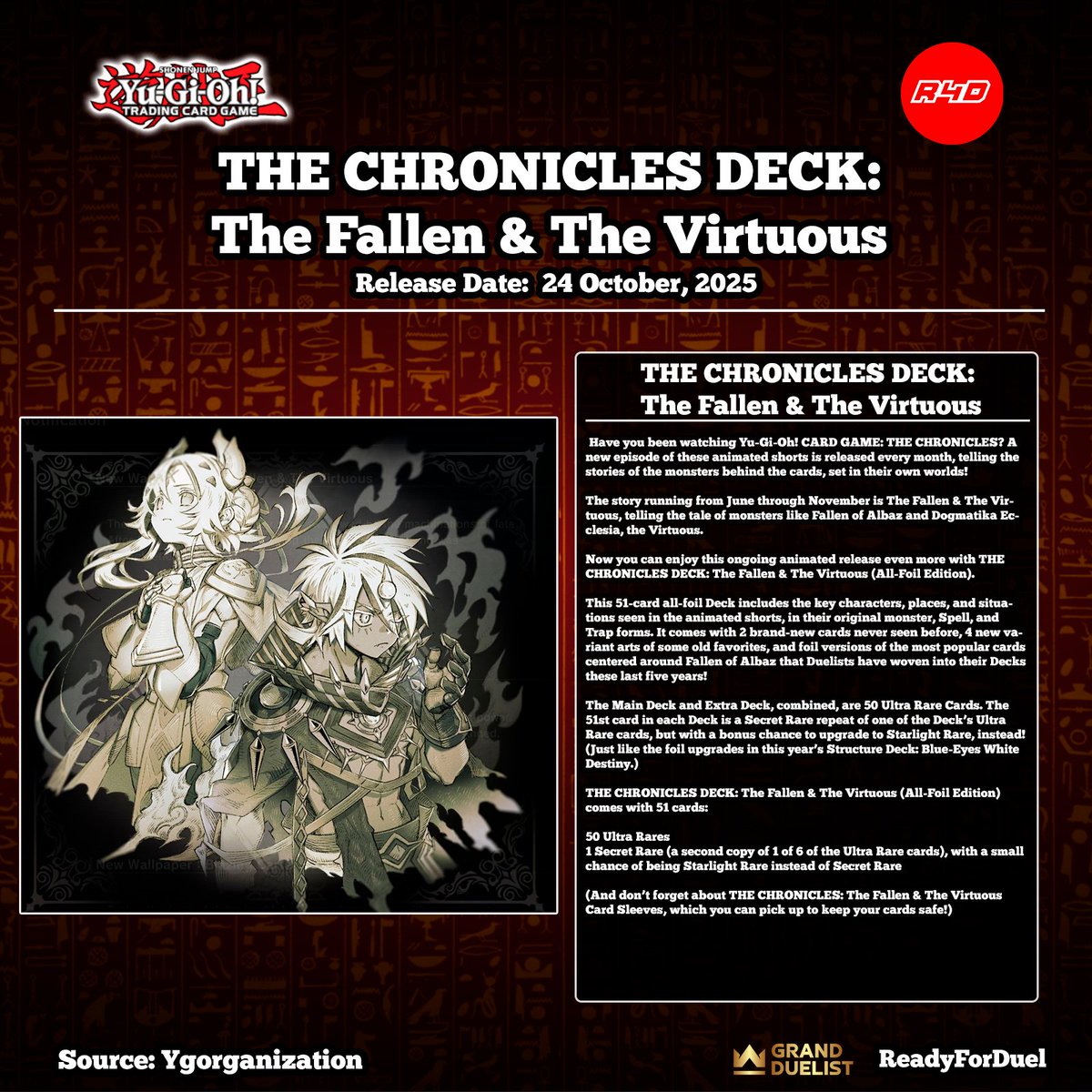 New Structure Deck!
Source:
ygorganization.com/worldwiderelea…
#TCG #YuGiOh #MasterDuel #遊戯王