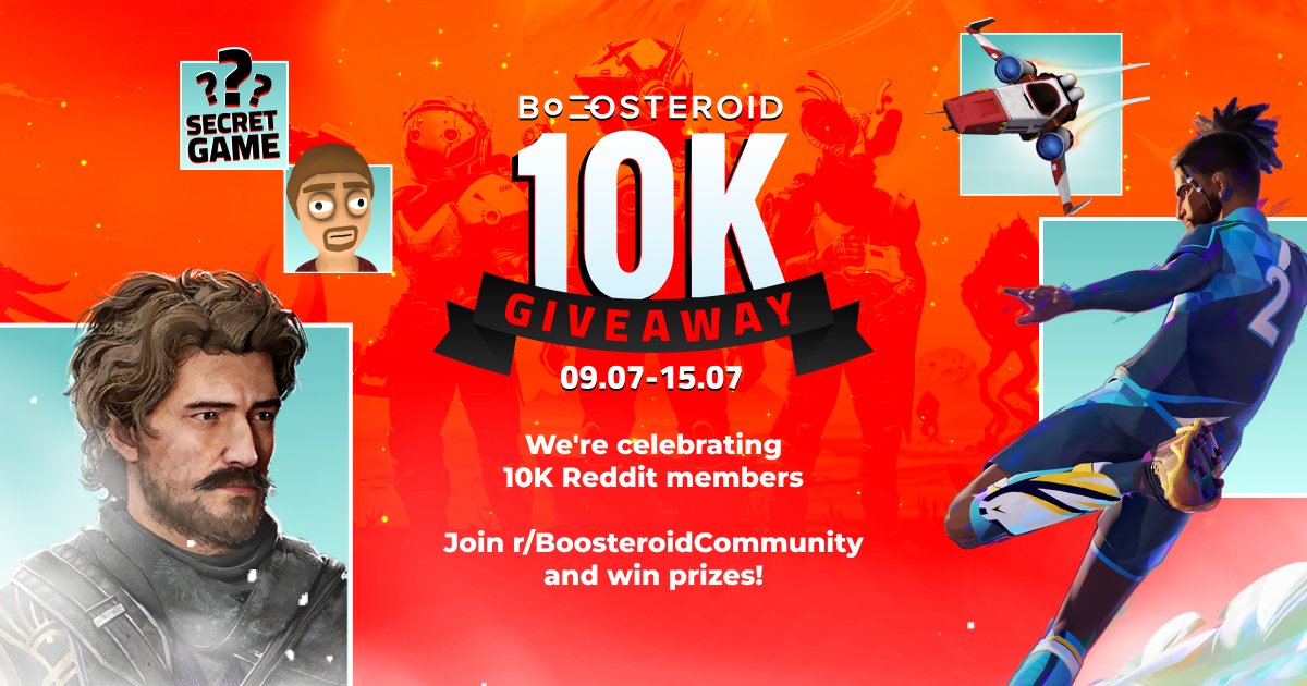 Boosteroid_main's tweet image. 🎉 We hit 10,000 members on Reddit - time for a GIVEAWAY!
We're giving away 5 awesome games to celebrate! Join the fun on r/BoosteroidCommunity
👉 reddit.com/r/BoosteroidCo…
