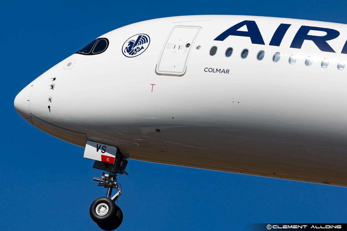 Clément Alloing (@calloing) on Twitter photo Finally, after its 5th test flight, I managed to get a photo of the newest <a href="/Airbus/">Airbus</a> #A350 <a href="/airfrance/">Air France</a> #FHUVS named to the city of <a href="/villecolmar/">Ville de Colmar</a> #Avgeeks #Avgeek <a href="/Gate7aviation/">Gate7</a> Finally, after its 5th test flight, I managed to get a photo of the newest <a href="/Airbus/">Airbus</a> #A350 <a href="/airfrance/">Air France</a> #FHUVS named to the city of <a href="/villecolmar/">Ville de Colmar</a> #Avgeeks #Avgeek <a href="/Gate7aviation/">Gate7</a>