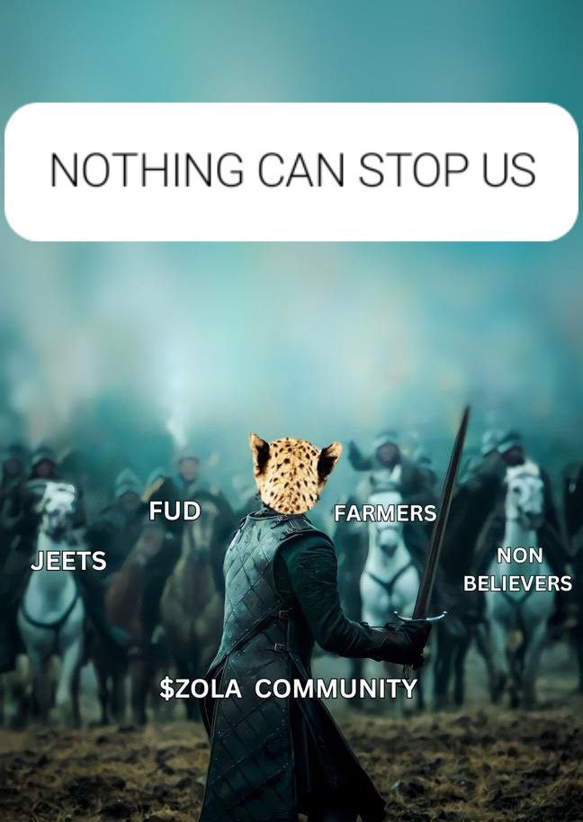 ValhallaCoons's tweet photo. @ZOLActo2 @top100token Its just the beginning 🔥

NOTHING CAN STOP THE CHEETAH POWER 🐆🐆🐆 https://t.co/naq47ly2pW