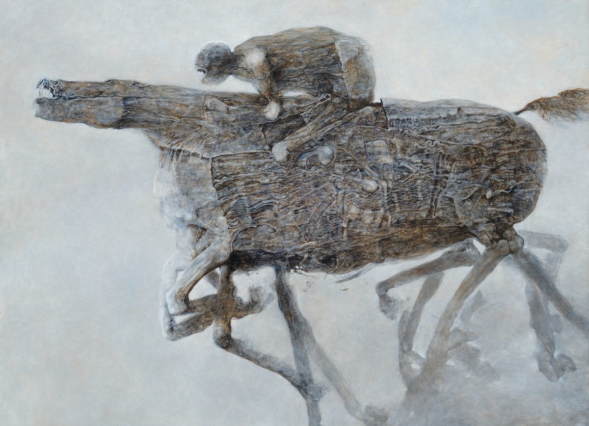 ArtofBeksinski's tweet image. 2001 #painting #Beksinski #PolishMastersofArt