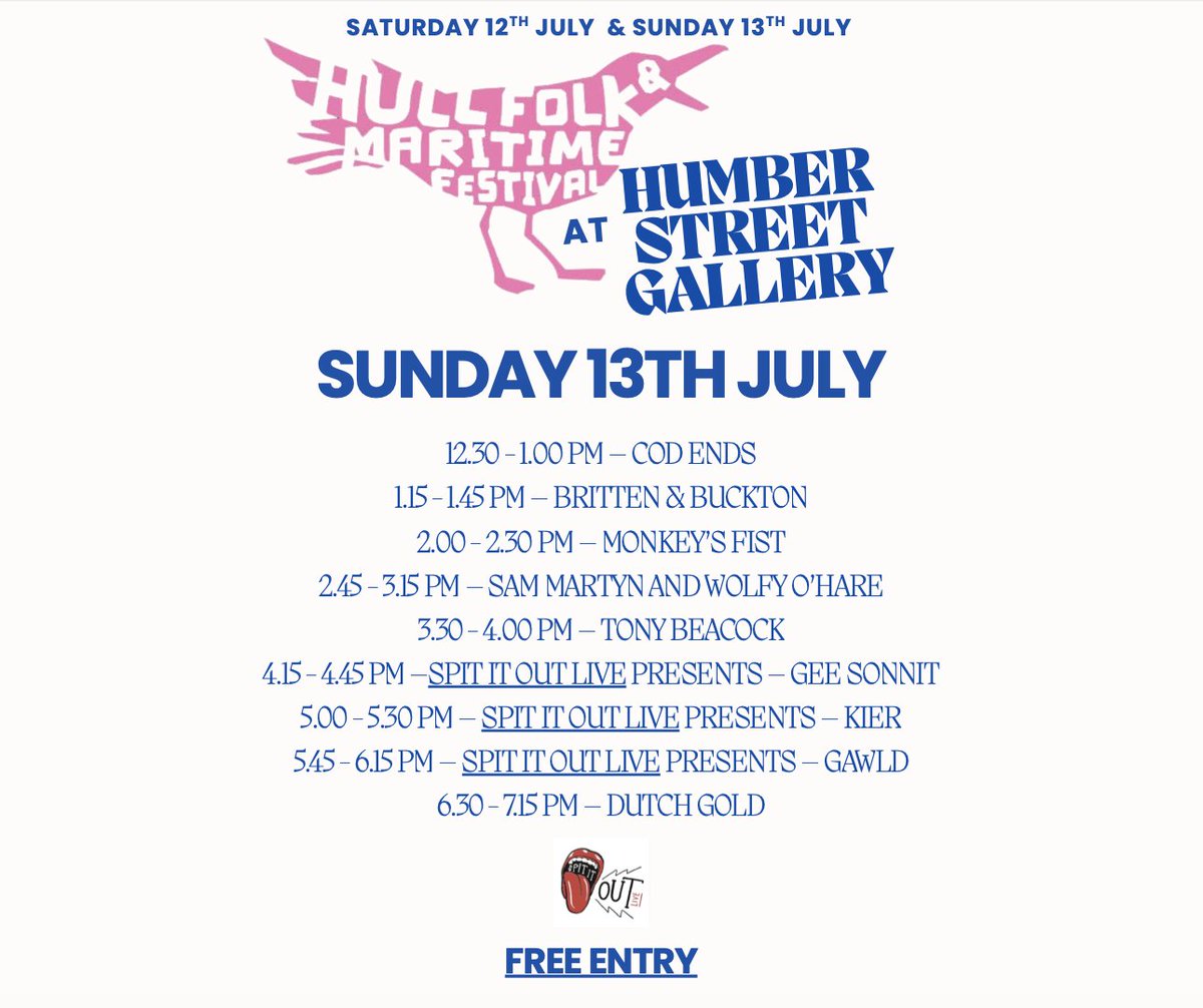 Hull Folk and Maritime Festival (@hullfolk) on Twitter photo Here are some recaps of our weekend line-ups at <a href="/humberstgallery/">Humber Street Gallery</a>! All FREE admission
<a href="/FruitMarketHull/">Fruit Market</a> Here are some recaps of our weekend line-ups at <a href="/humberstgallery/">Humber Street Gallery</a>! All FREE admission
<a href="/FruitMarketHull/">Fruit Market</a>