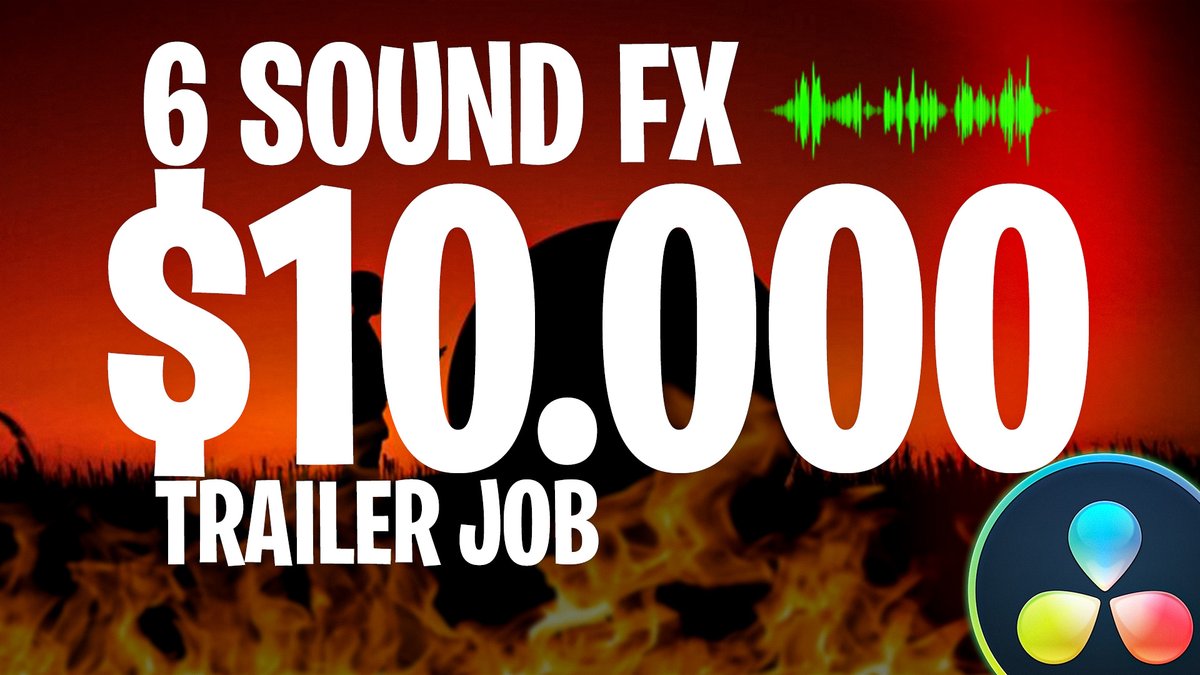alinouristudio's tweet photo. 6 Sound Effects That Landed Me $10K for an Action Trailer!!

I break down the six FX that leveled up my sound design for a $10K project.

Watch now: https://t.co/xjegs6o2TA

#SoundEffects #TrailerFX #VideoEditing #Filmmaking #SoundDesign #DaVinciResolve https://t.co/9GeF2A5Wkb