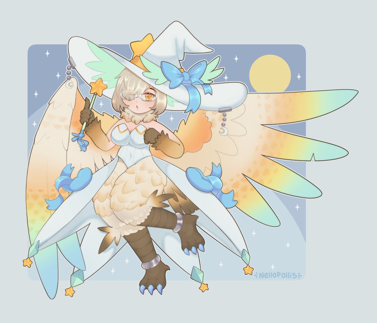 Hello #PortfolioDay !✨
I'm Nell, i love draw cute characters, i love witches and demons ~ Nice to meet You!