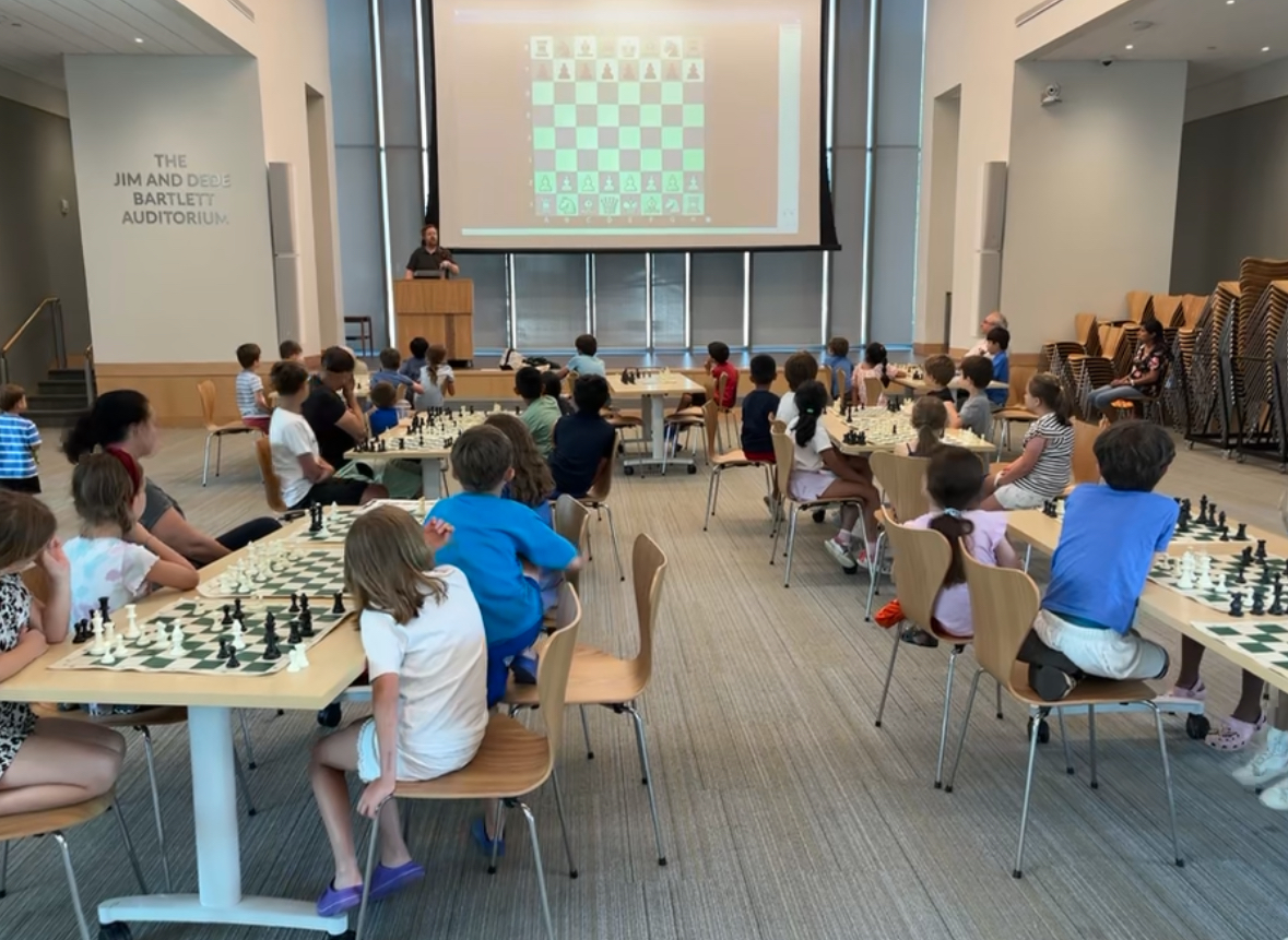 Ian Harris (@nmiharris) on Twitter photo Had so many kids at our library class yesterday that I had to break out the big screen!  
#chess Had so many kids at our library class yesterday that I had to break out the big screen!  
#chess