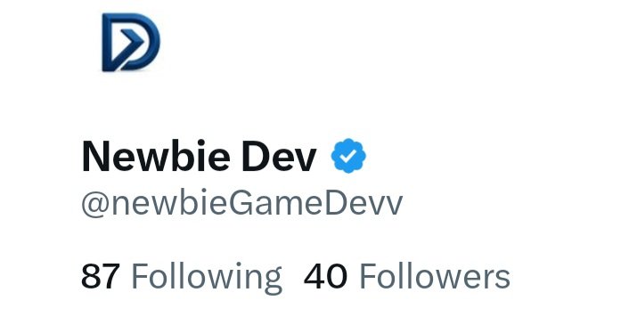 newbieGameDevv's tweet photo. I will follow everyone that will follow me.

Let's grow together. 😉 https://t.co/gGI1IZlVtC